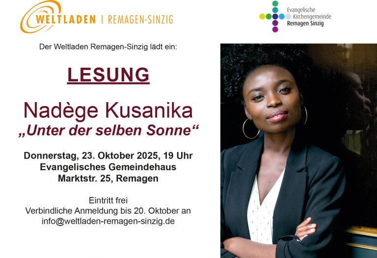 Lesung mit Nadège Kusanika